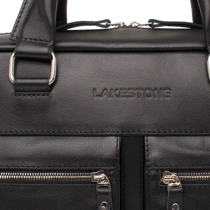 Кожаная сумка Lakestone Colston Black
