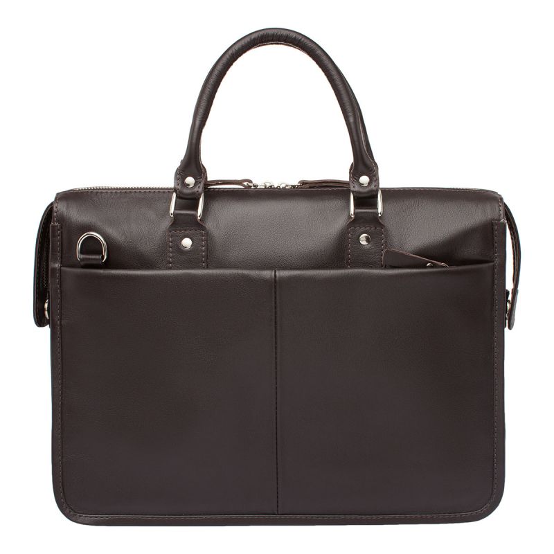 Кожаная сумка Lakestone Halston Brown Кожаная сумка Lakestone Halston Brown