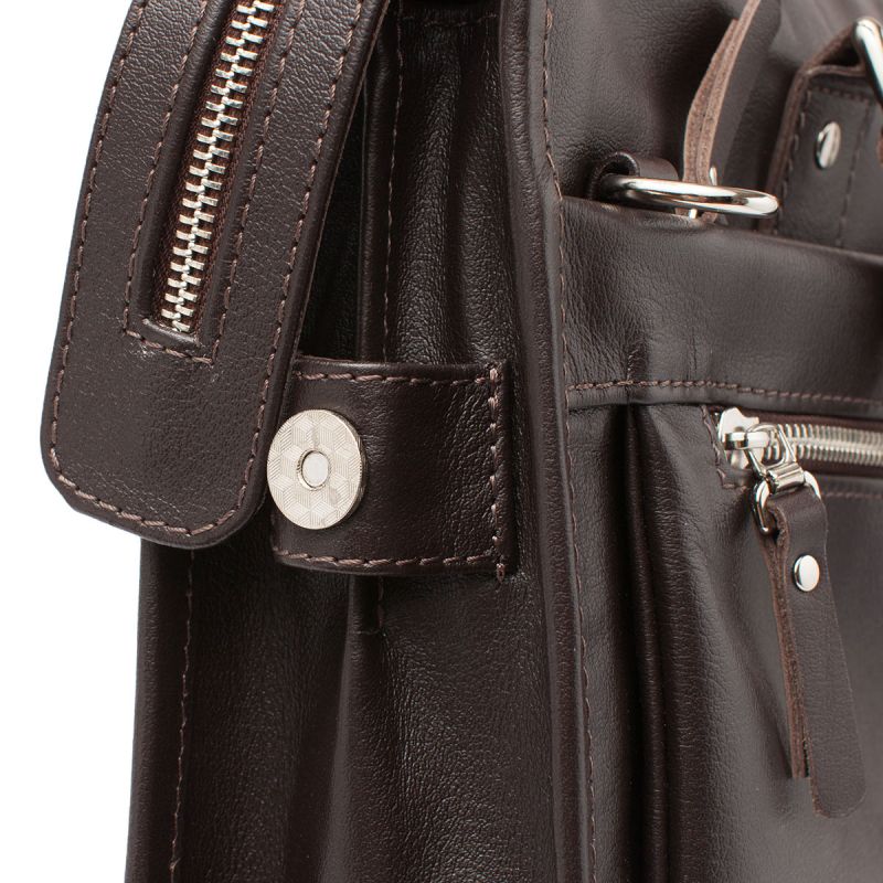 Кожаная сумка Lakestone Halston Brown Кожаная сумка Lakestone Halston Brown