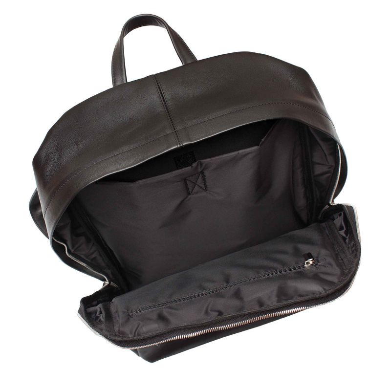 Кожаный рюкзак Lakestone Adams Black