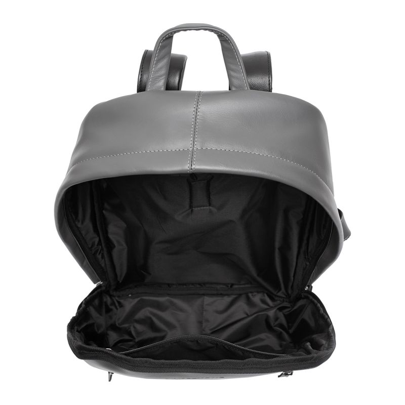 Кожаный рюкзак Lakestone Adams Black Grey