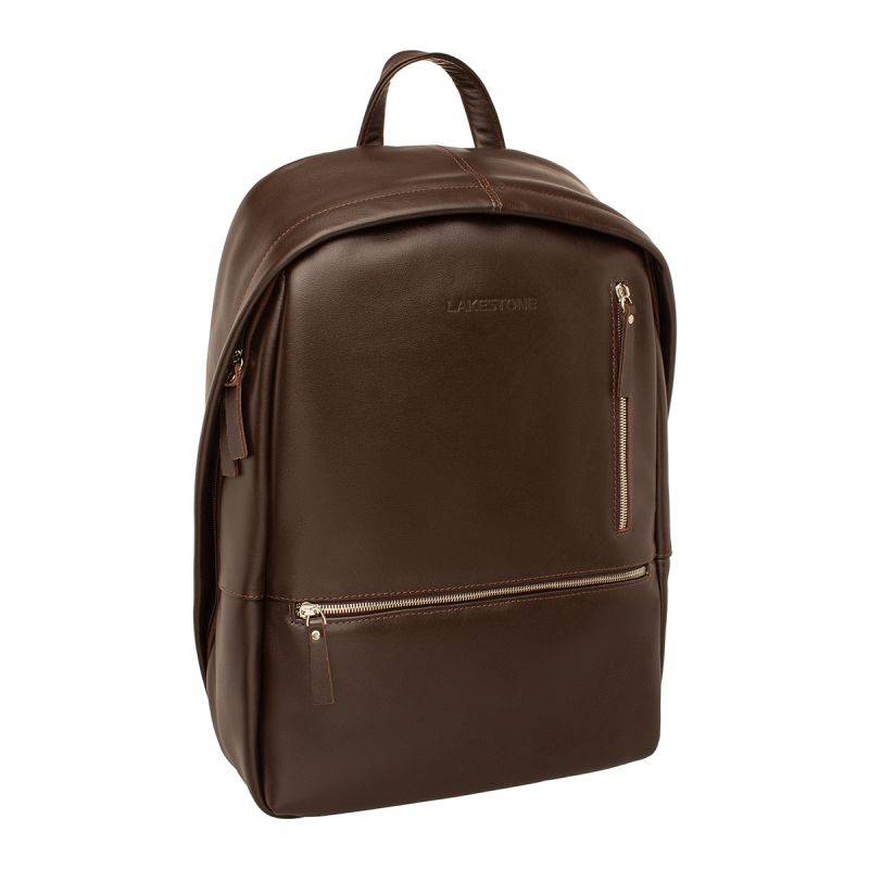 Кожаный рюкзак Lakestone Adams Brown Кожаный рюкзак Lakestone Adams Brown