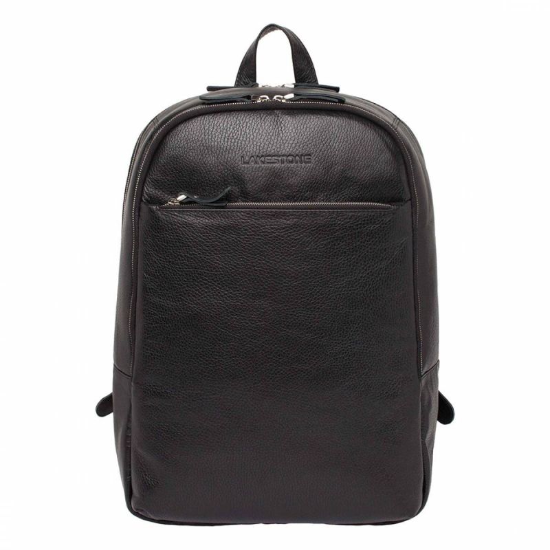 Кожаный рюкзак Lakestone Faber Black