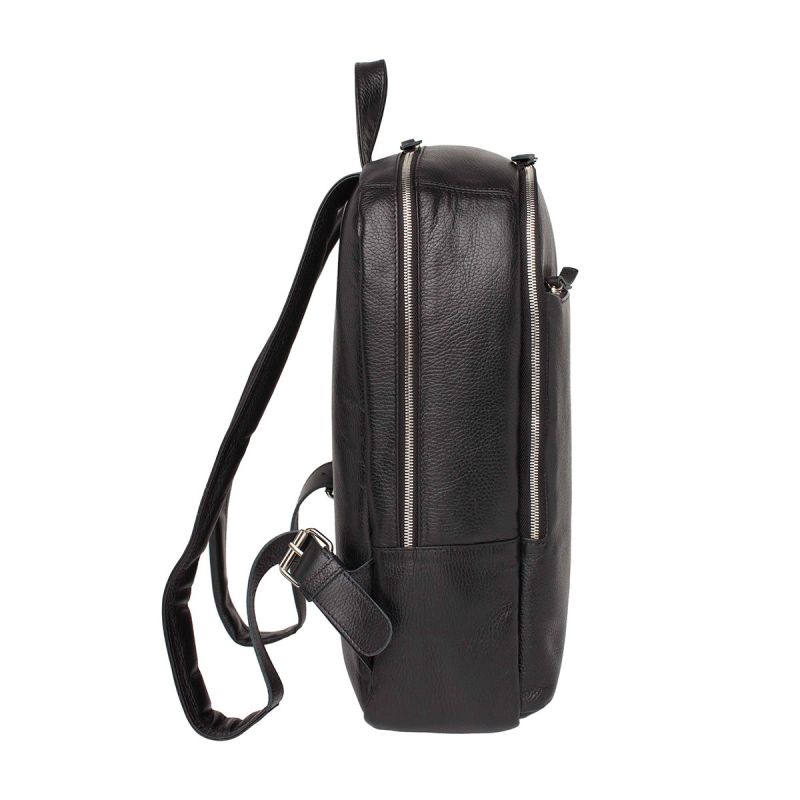 Кожаный рюкзак Lakestone Faber Black