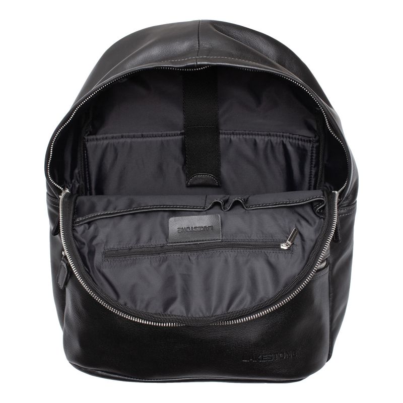Кожаный рюкзак Lakestone Keppel Black