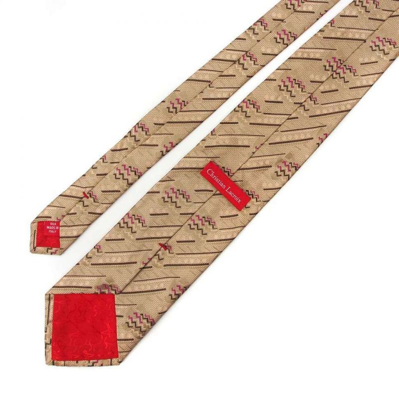 Бронзовый галстук Сhristian Lacroix с абстракцией