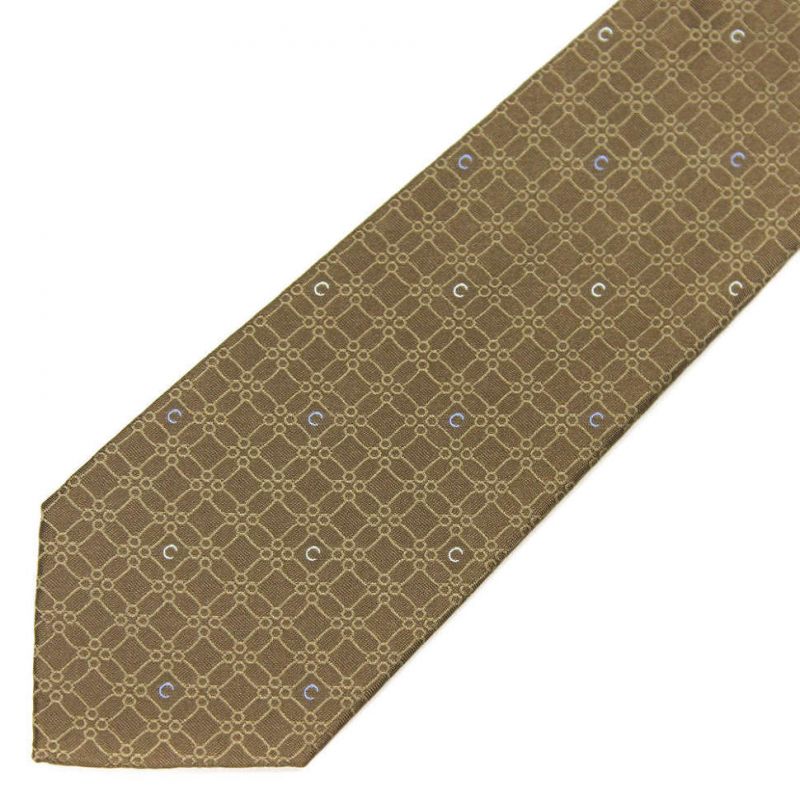 Шёлковый галстук Celine с графическим рисунком