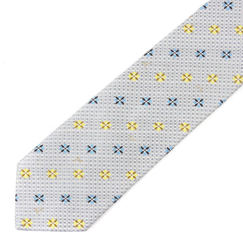 Серый галстук Emilio Pucci с мелким принтом