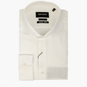 Рубашка белая, приталенная, из хлопка