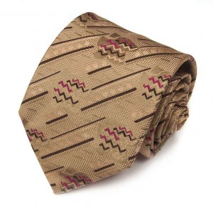 Бронзовый галстук Сhristian Lacroix с абстракцией