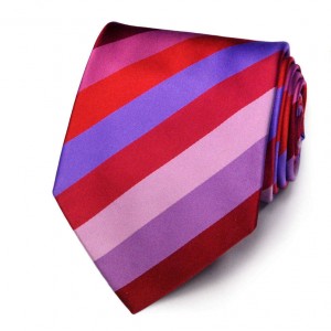 Разноцветный галстук Сhristian Lacroix с яркими полосками