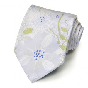 Серый галстук Emilio Pucci с цветами