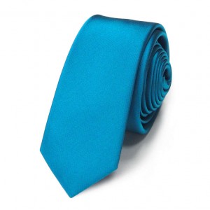 Голубой галстук Laura Biagiotti без рисунка