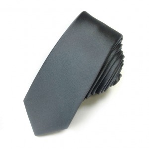 Серый однотонный галстук Laura Biagiotti
