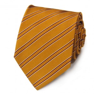 Оранжевый галстук Roberto Conti с полосами
