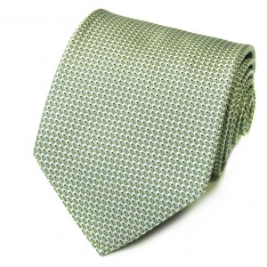 Зелёный галстук Kenzo Takada с мелкой выработкой