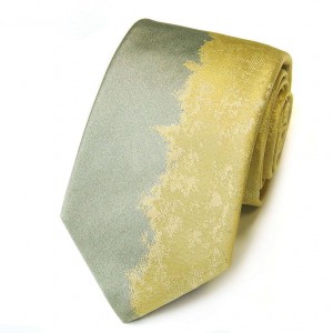 Двухцветный галстук Kenzo Takada зелёная гамма