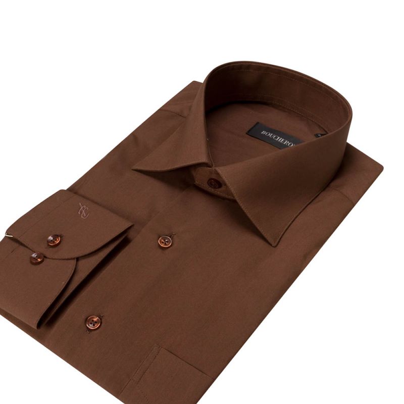 Рубашка пермь купить. 60039 BSF long сорочка коричн.. Рубашка Mango bonheur6 мужская коричневая. Коричневая рубашка мужская. Коричневая сорочка мужская.